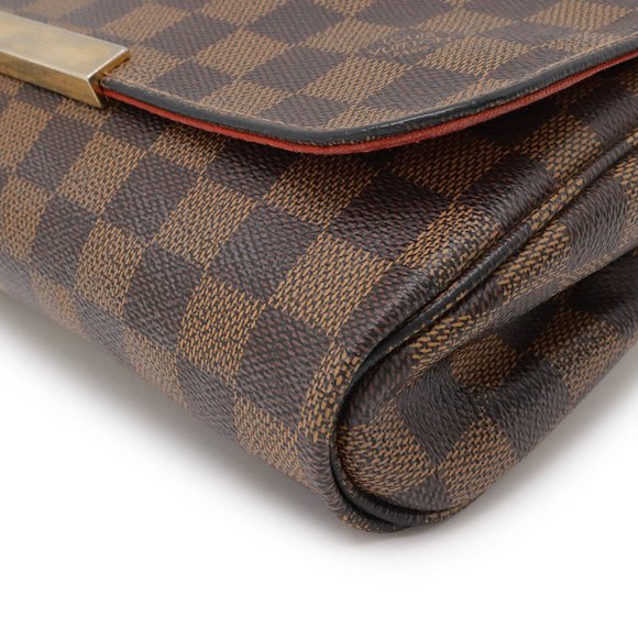 LOUIS VUITTON Damier Favorite MM Shoulder Bag Clutch Pouch N41129 - Picture 4 of 10